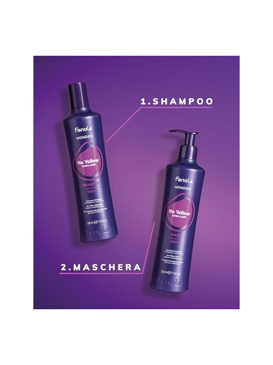 Fanola Wonder No Yellow Extra Care Shampoo 350ml