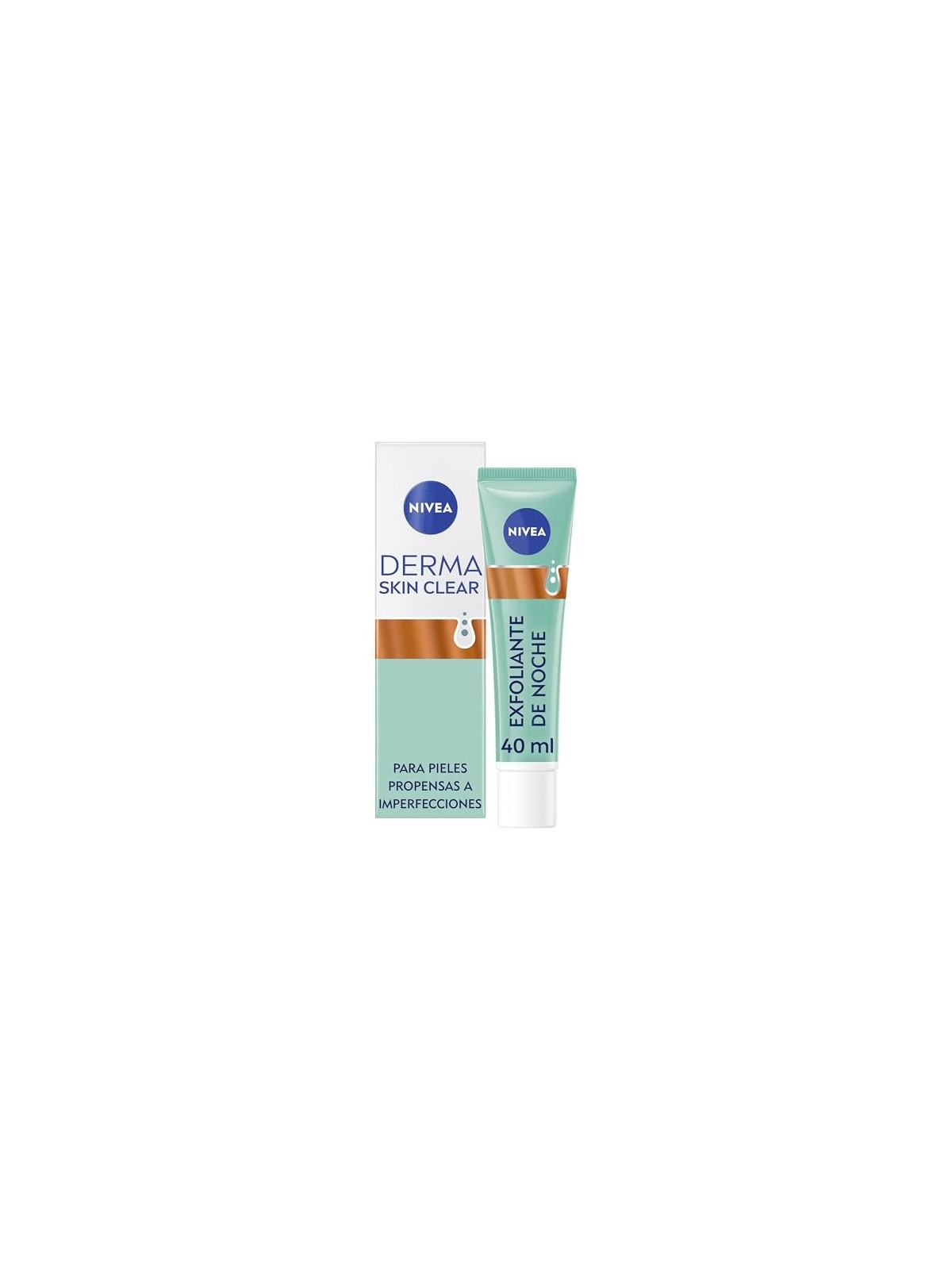Nivea DERMA SKIN CLEAR Peeling Esfoliante Viso Notte 40ml Donna