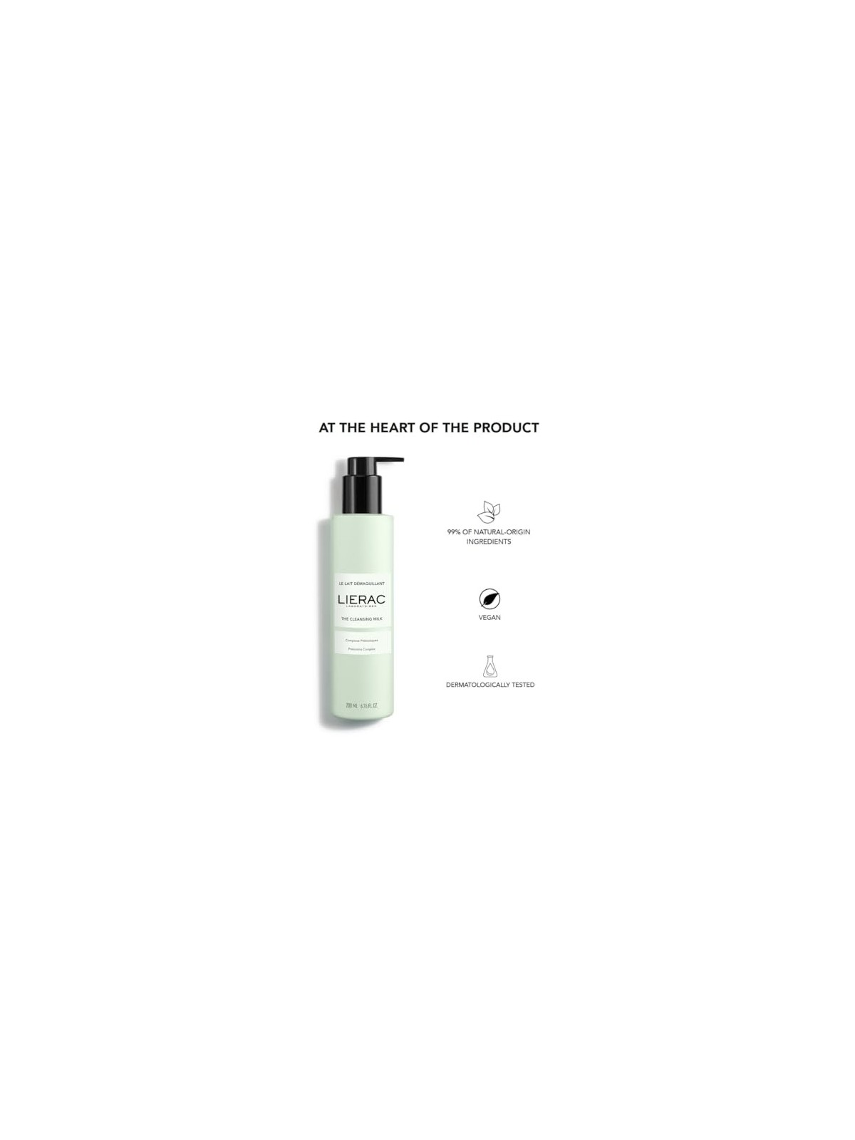 Lierac The Cleansing Milk 200ml Face And Eyes
