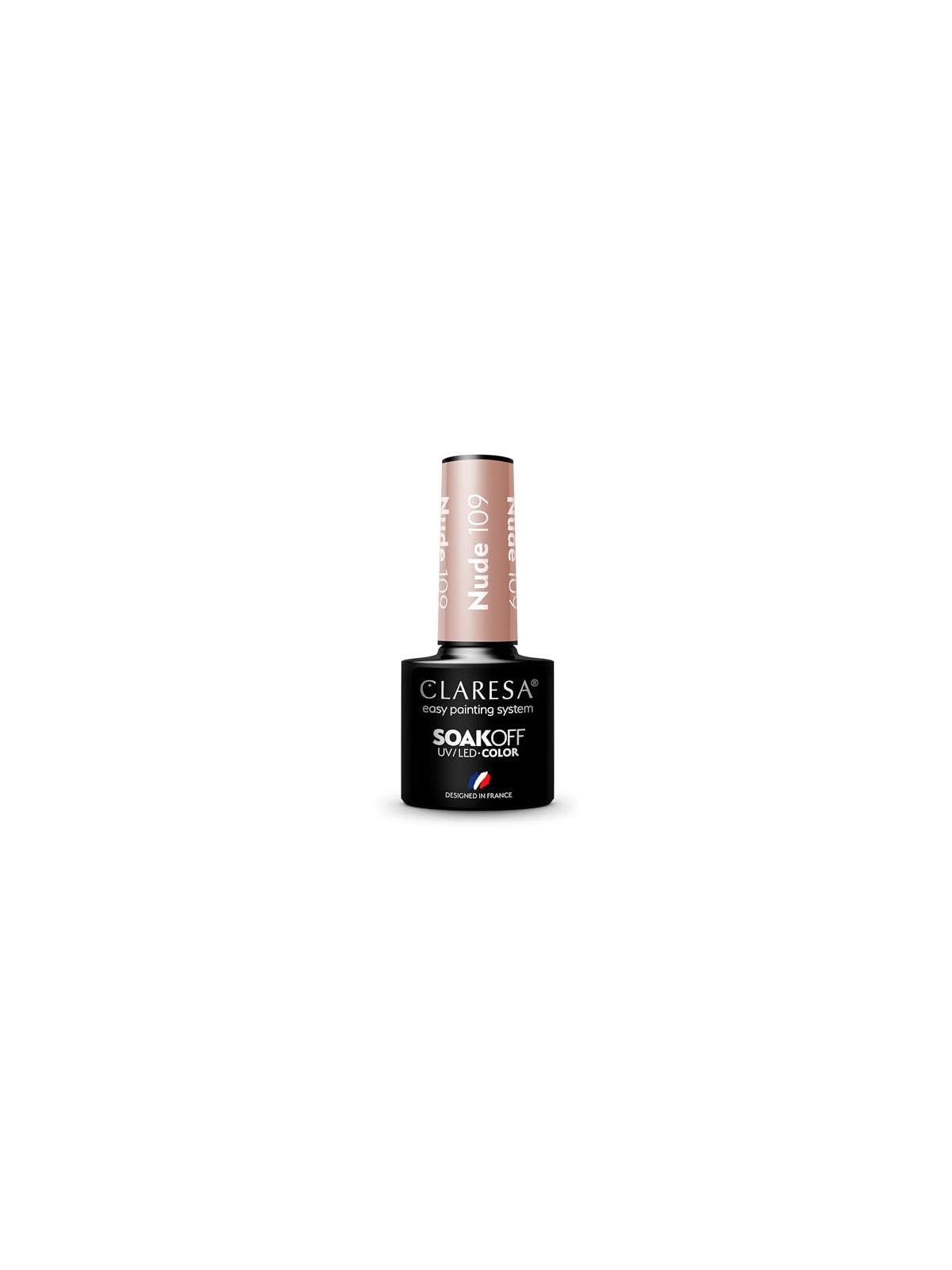 CLARESA Soak Off Vernice ibrida UVLED Nude 109 5g
