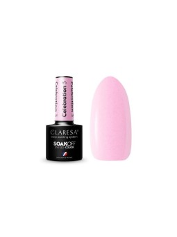 CLARESA Soak Off Vernice ibrida UVLED Celebration 03 5g