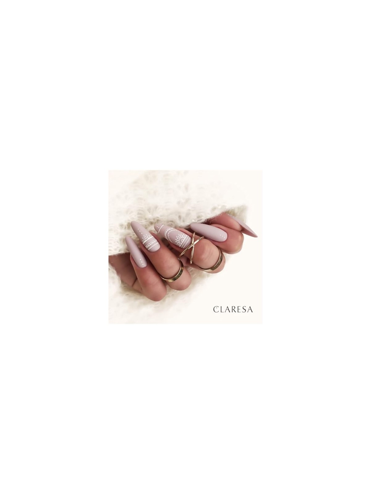 CLARESA Soak Off Vernice ibrida UVLED Nude 102 5g