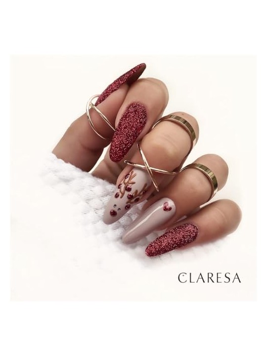 CLARESA Soak Off Vernice ibrida UVLED Nude 102 5g