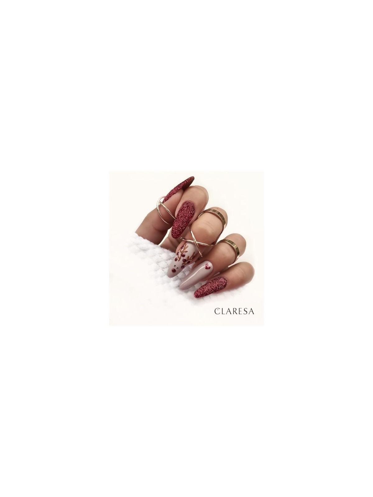 CLARESA Soak Off Vernice ibrida UVLED Nude 102 5g