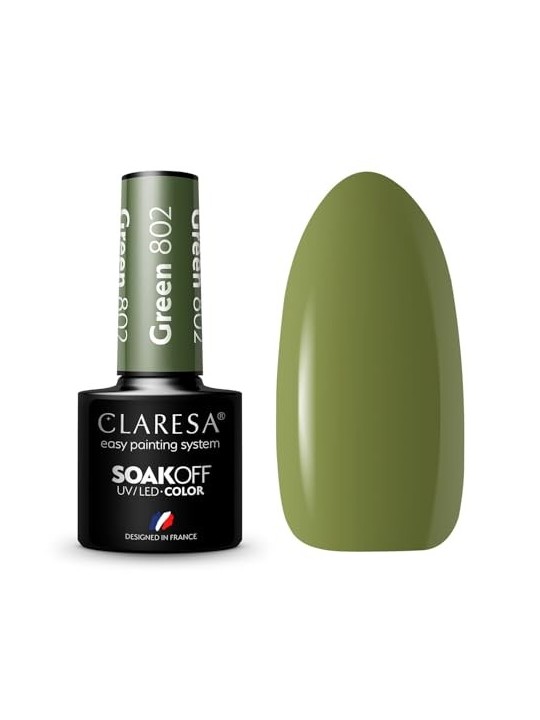 Vernice ibrida UVLED Verde 802 5g