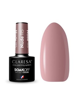 CLARESA Soak Off Vernice ibrida UVLED Nude 115 5g