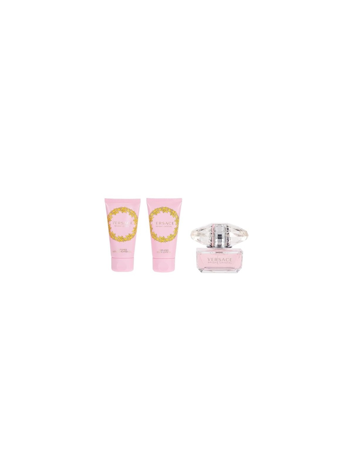 Versace Bright Crystal Giftset 150ml eau de toilette Spray 50ml-Shower Gel 50ml-Body Lotion 50ml