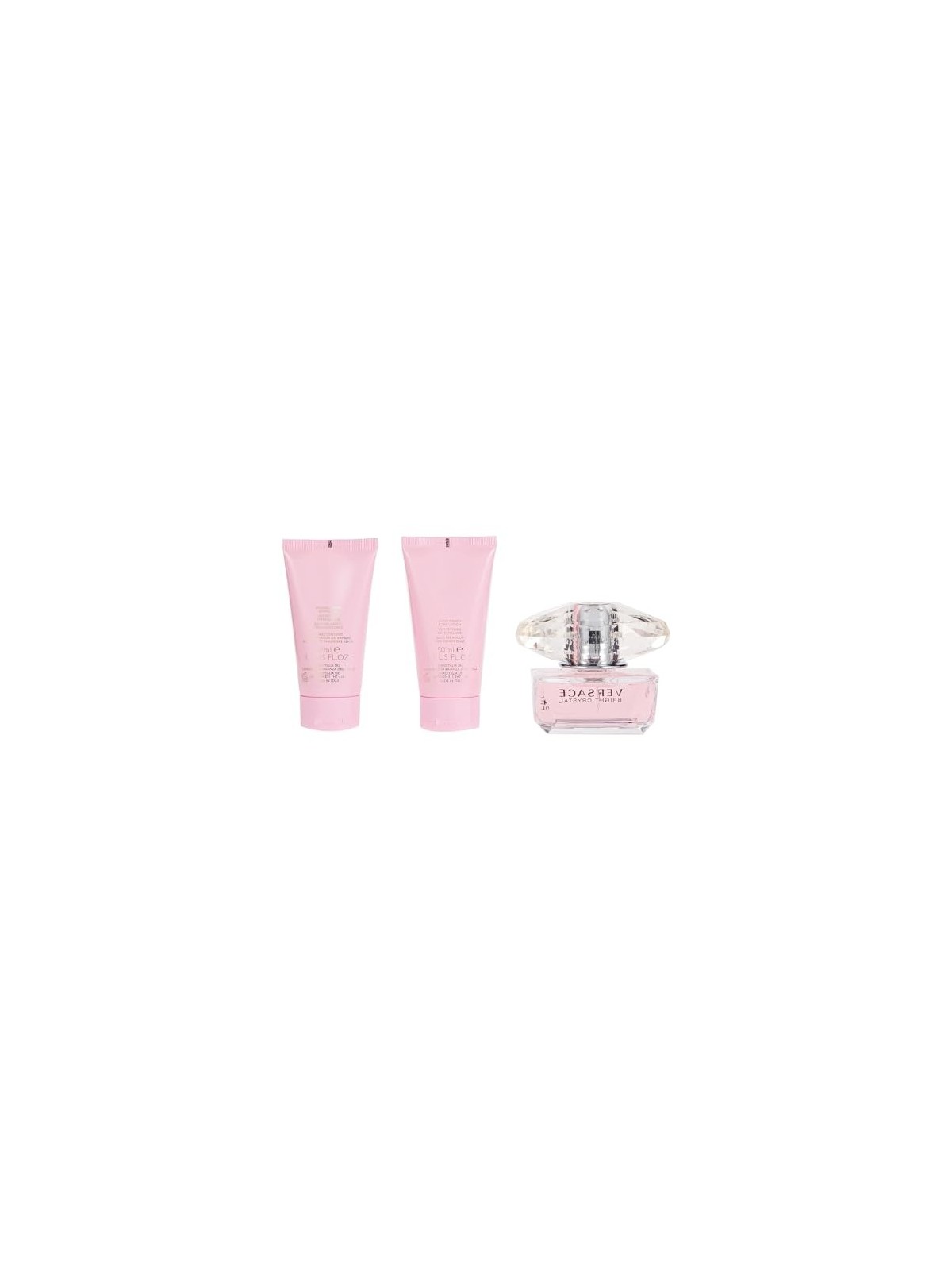 Versace Bright Crystal Giftset 150ml eau de toilette Spray 50ml-Shower Gel 50ml-Body Lotion 50ml