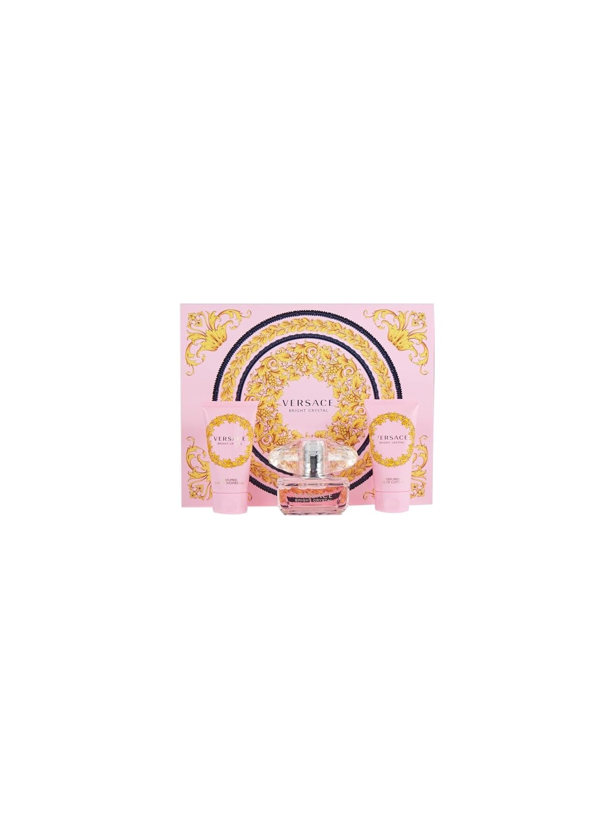 Versace Bright Crystal Giftset 150ml eau de toilette Spray 50ml-Shower Gel 50ml-Body Lotion 50ml