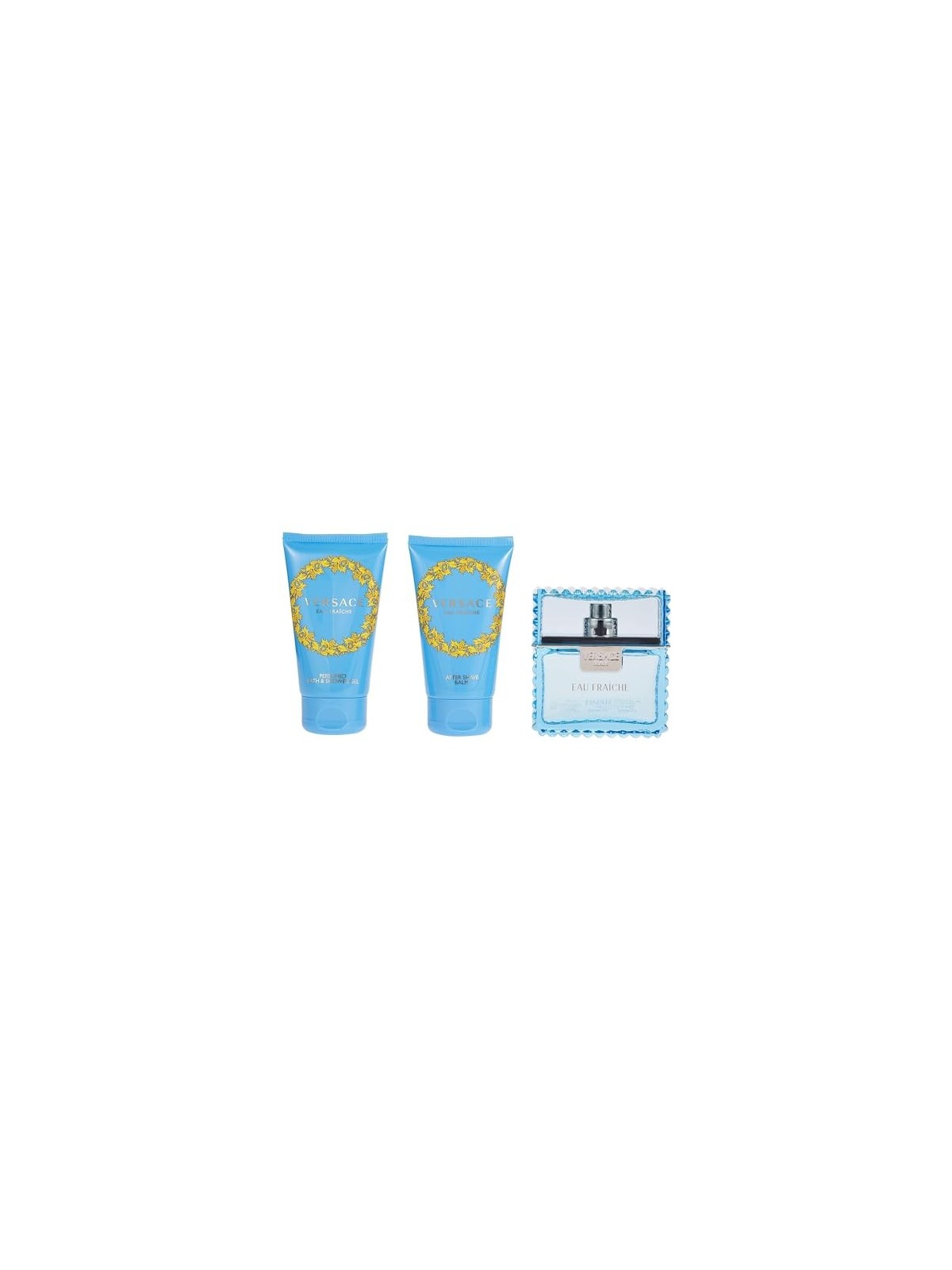 Versace Man Eau Fraiche Giftset 150ml eau de toilette Spray 50ml-After Shave Balm 50ml-Shower Gel 50ml