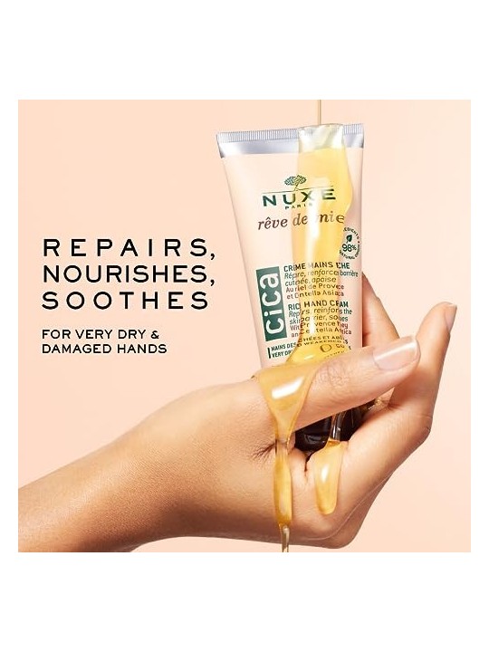 Nuxe Reve De Miel Cica Hand Cream 50ml Very Dry And Weakened Hands