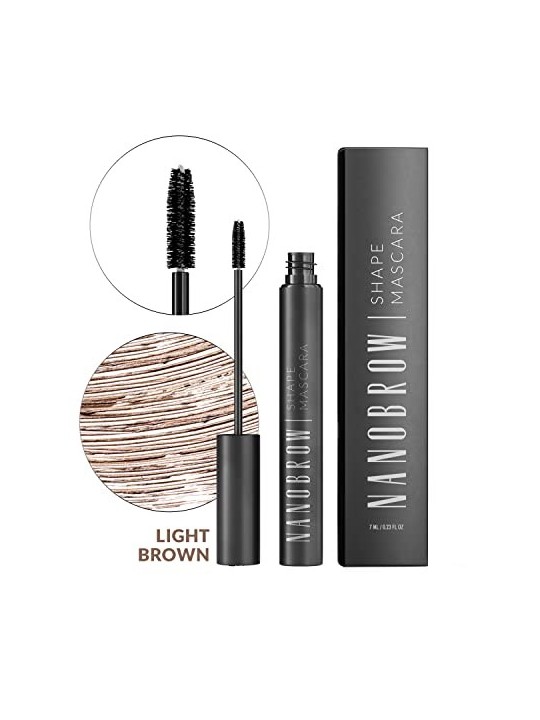 Mascara per Sopracciglia Nanobrow Shape 7 ml Marrone Chiaro donna