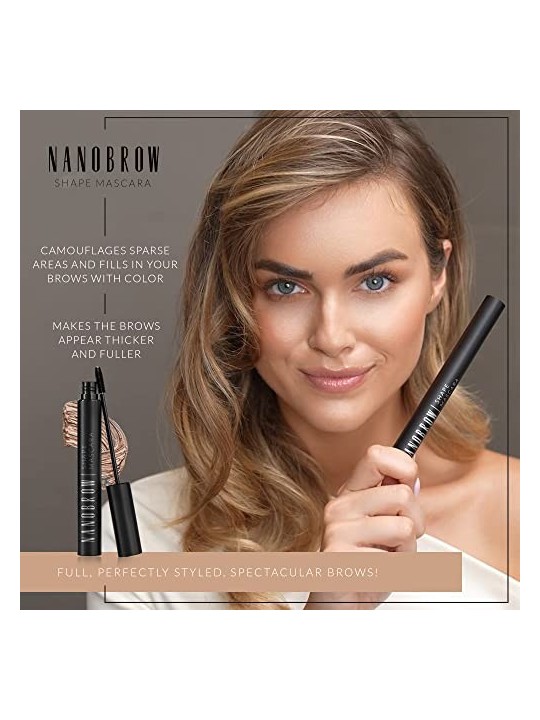 Mascara per Sopracciglia Nanobrow Shape 7 ml Marrone Chiaro donna