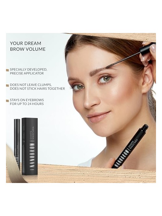 Mascara per Sopracciglia Nanobrow Shape 7 ml Marrone Chiaro donna