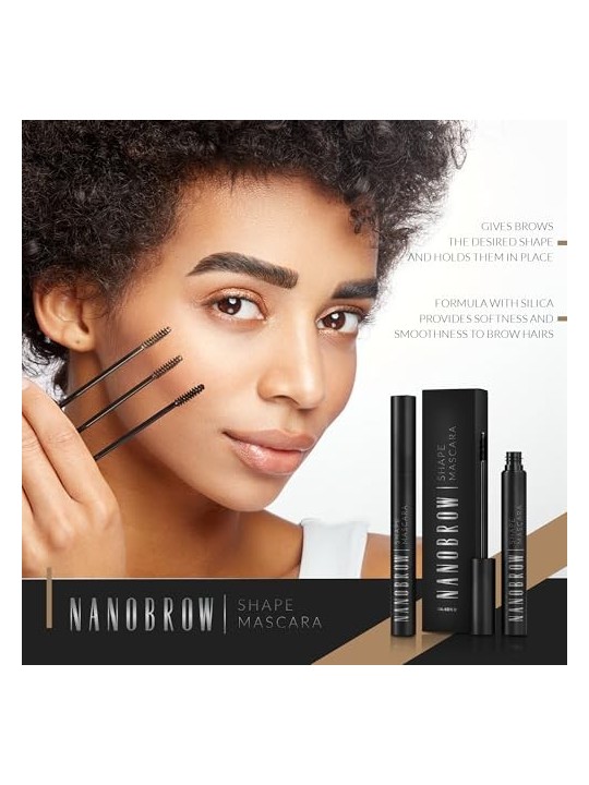 Mascara per Sopracciglia Nanobrow Shape 7 ml Marrone Chiaro donna