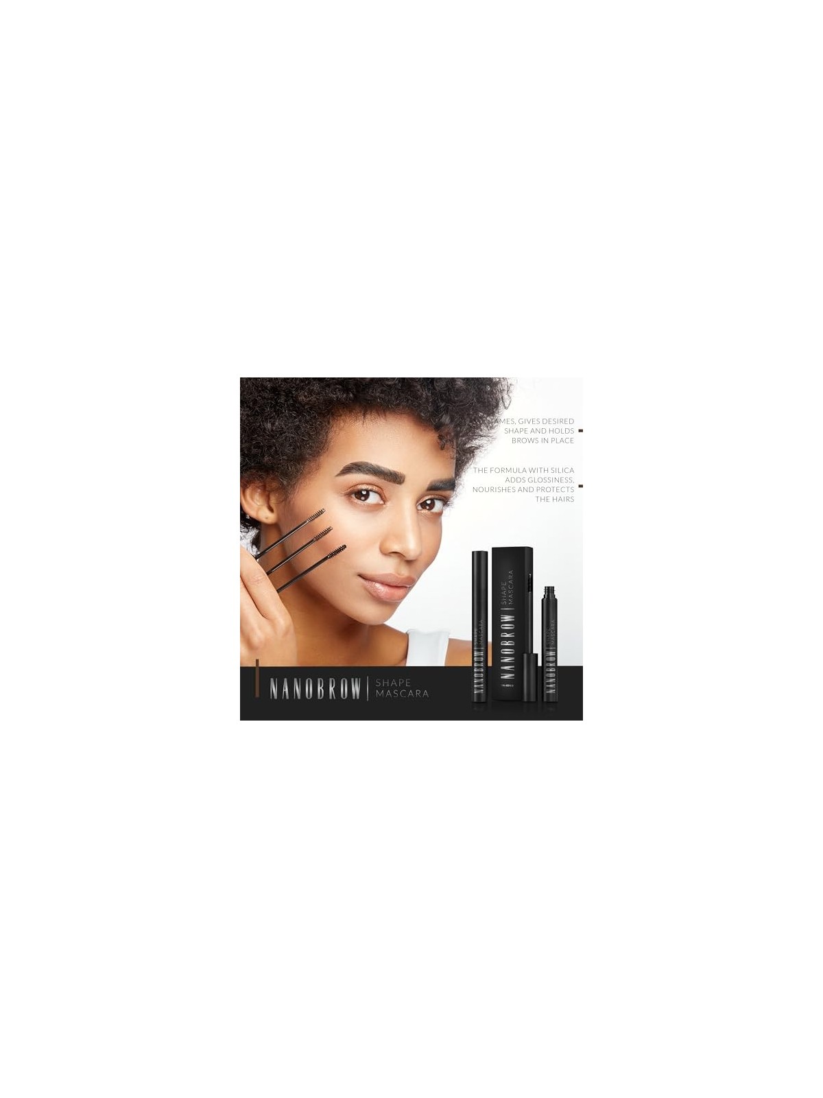 Nanobrow Mascara modellante 7 ml donna 0ml Brown