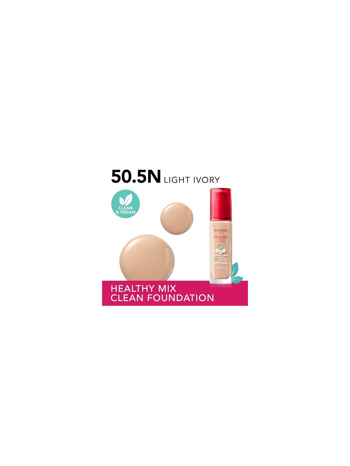Bourjois HEALTHY MIX base trucco 505Navorio chiaro 30ml donna