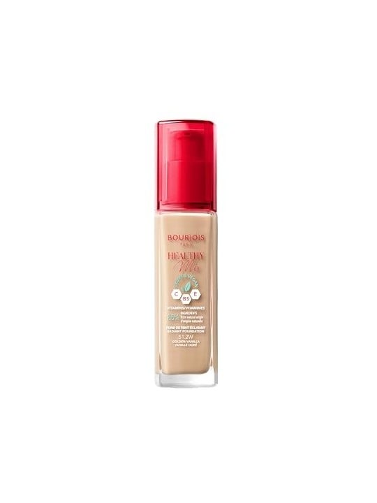 Fondotinta Bourjois Healthy Mix Radiant Foundation 30 ml 51 2W Golden Vanilla