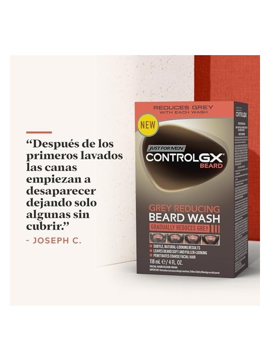 Just For Men CONTROL GX champ reductor de canas para barba 118ml uomo