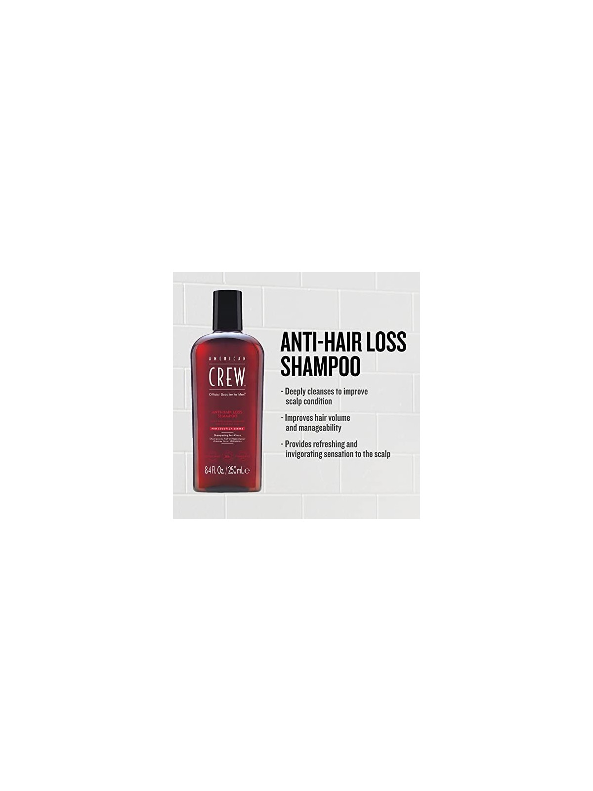 American Crew Shampoo anticaduta uomo 250ml