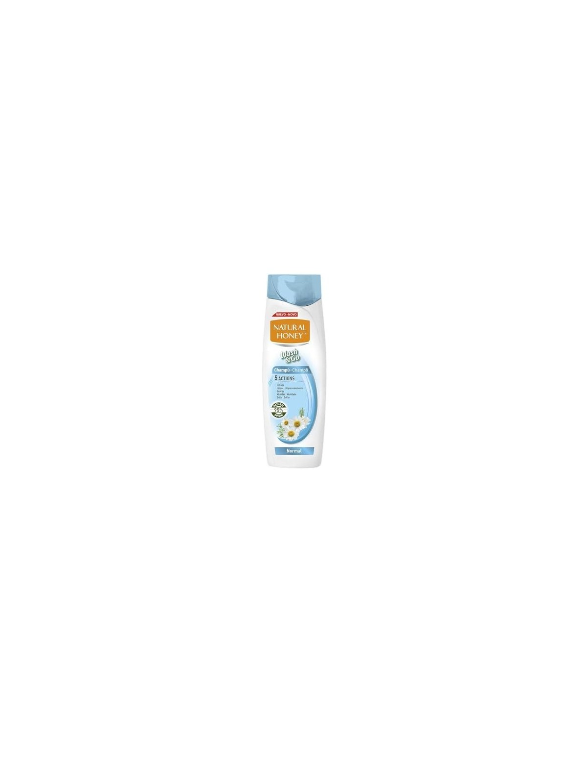 Shampoo normale Natural Honey WASH and GO 400ml