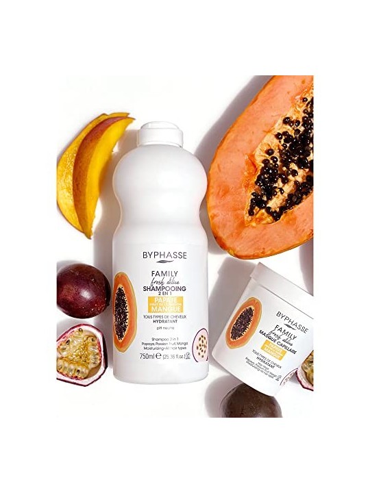 Maschera Byphasse FAMILY FRESH DELICE per tutti i tipi di capelli 250ml