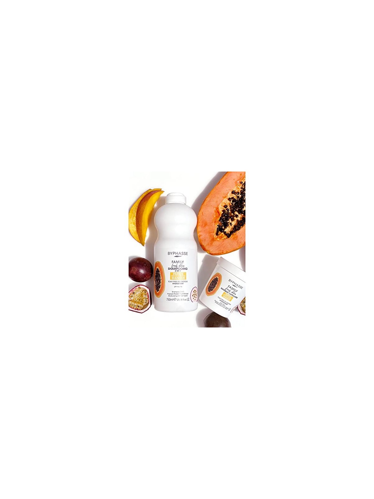Maschera Byphasse FAMILY FRESH DELICE per tutti i tipi di capelli 250ml