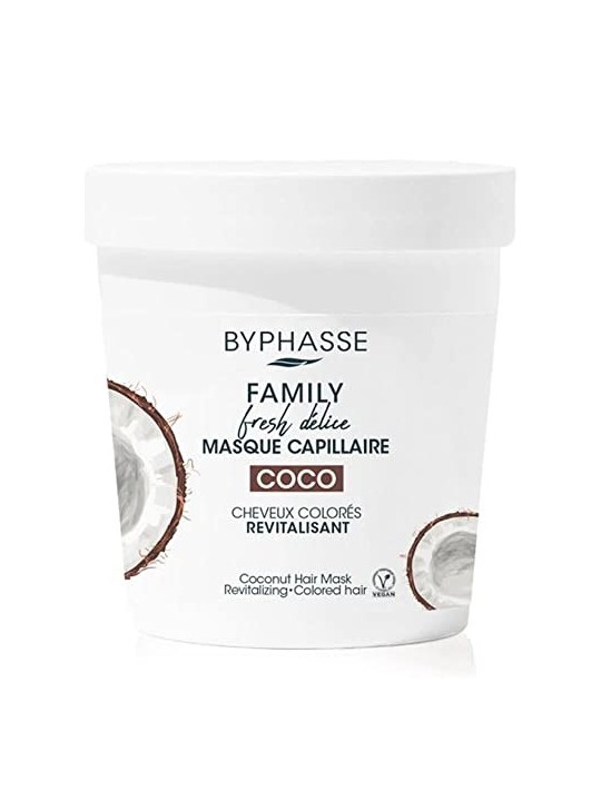 Maschera per capelli colorati Byphasse FAMILY FRESH DELICE 250ml