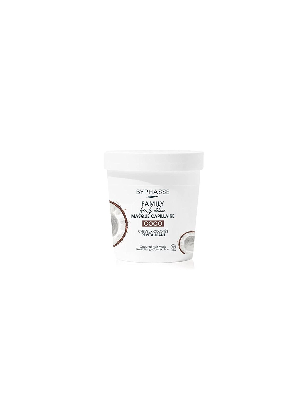 Maschera per capelli colorati Byphasse FAMILY FRESH DELICE 250ml
