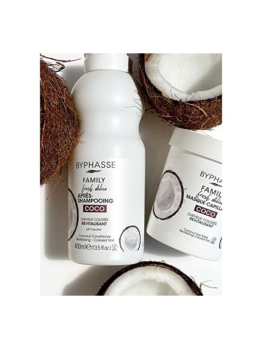 Maschera per capelli colorati Byphasse FAMILY FRESH DELICE 250ml