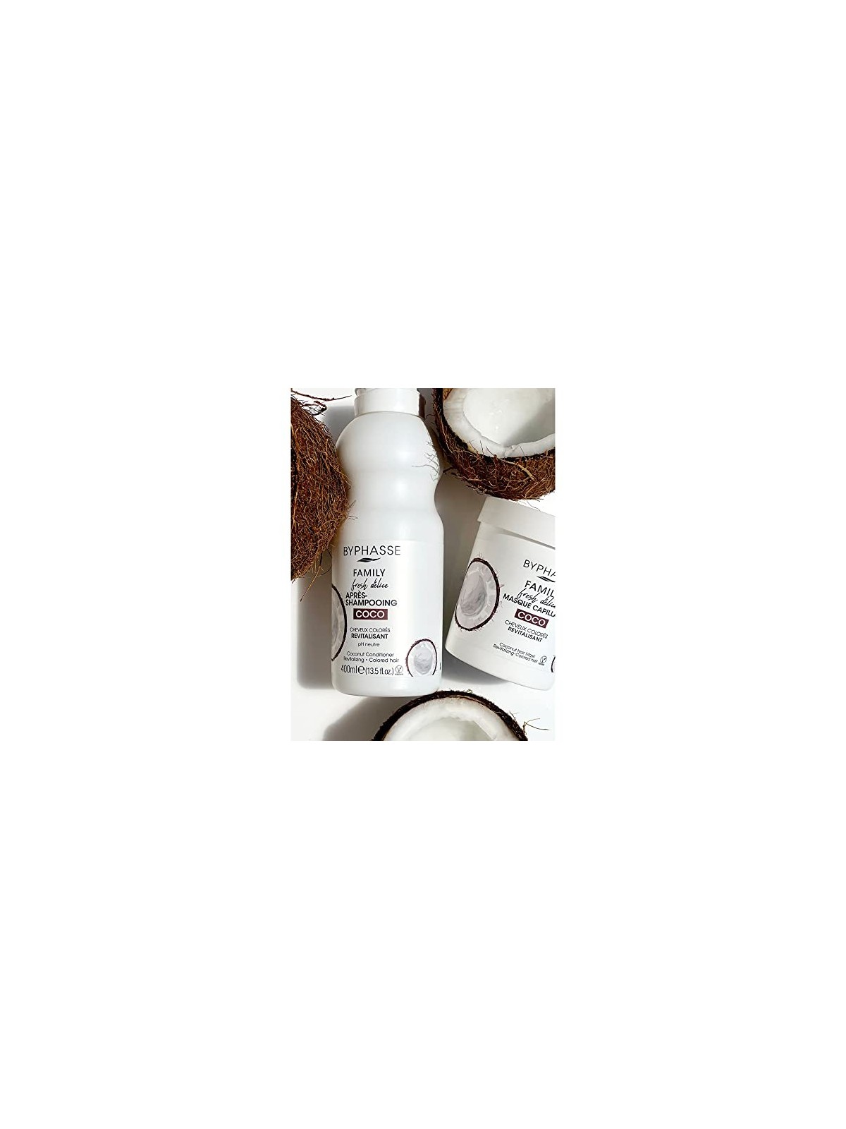 Maschera per capelli colorati Byphasse FAMILY FRESH DELICE 250ml