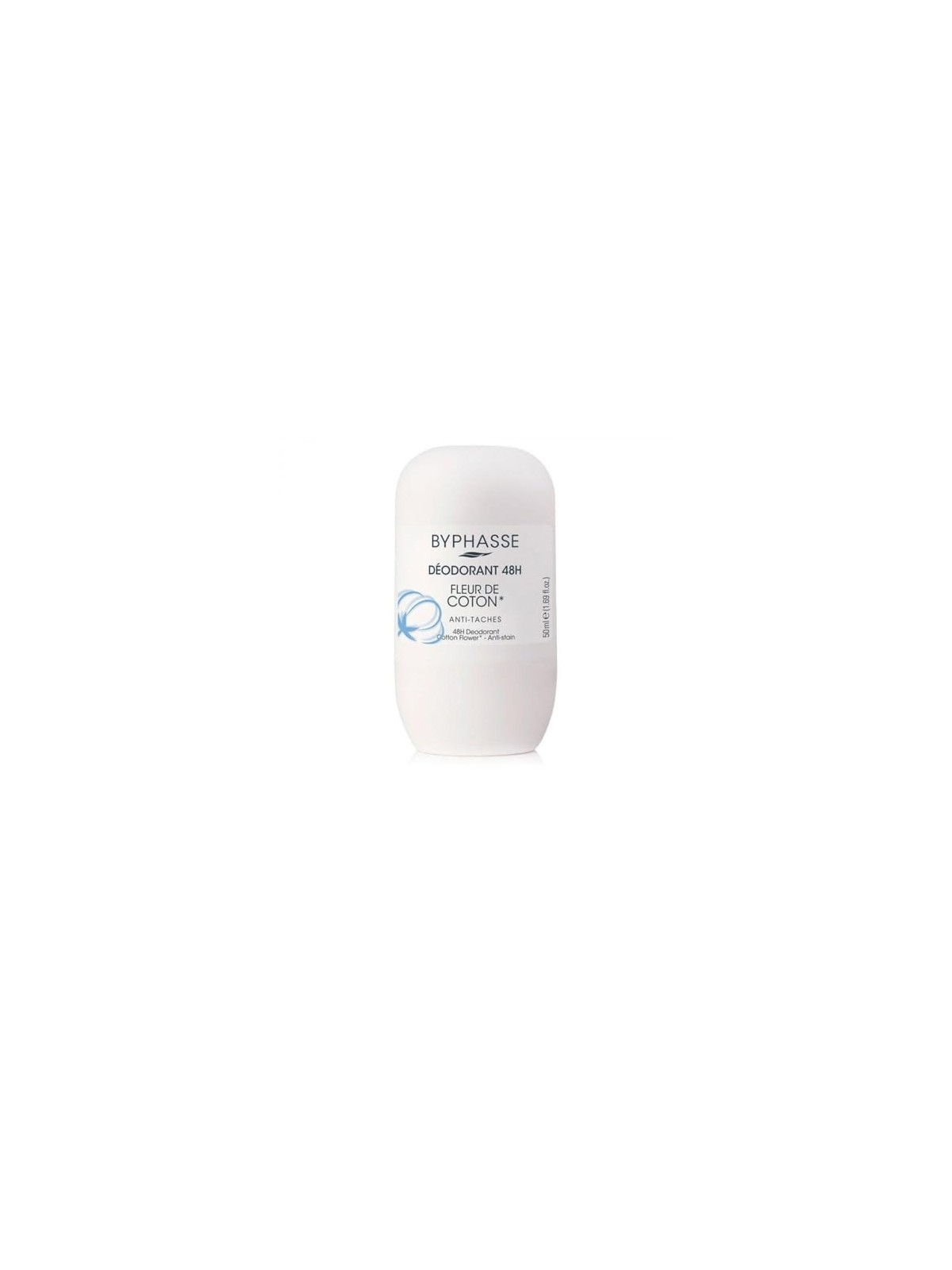 Byphasse Deodorante 24H Fiore di Cotone rollon 50ml Donna Byphasse www.essenzetotalstyle.com 