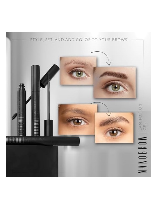 Nanobrow Gel per laminazione 7 ml donna Black
