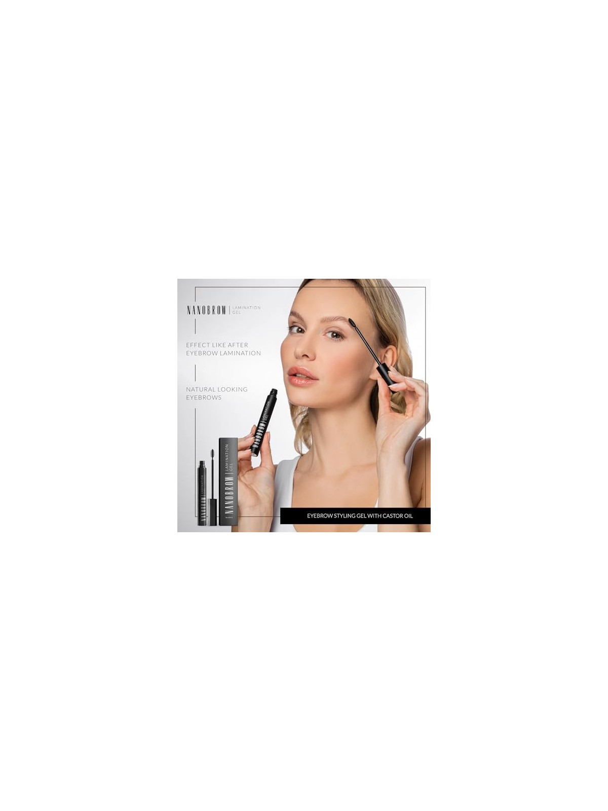 Nanobrow Gel per laminazione 7 ml donna Brown