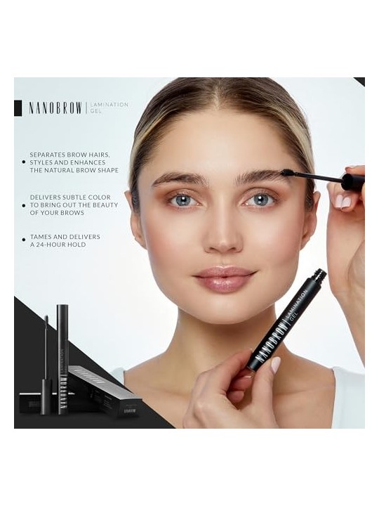 Nanobrow Gel per laminazione 7 ml donna Brown