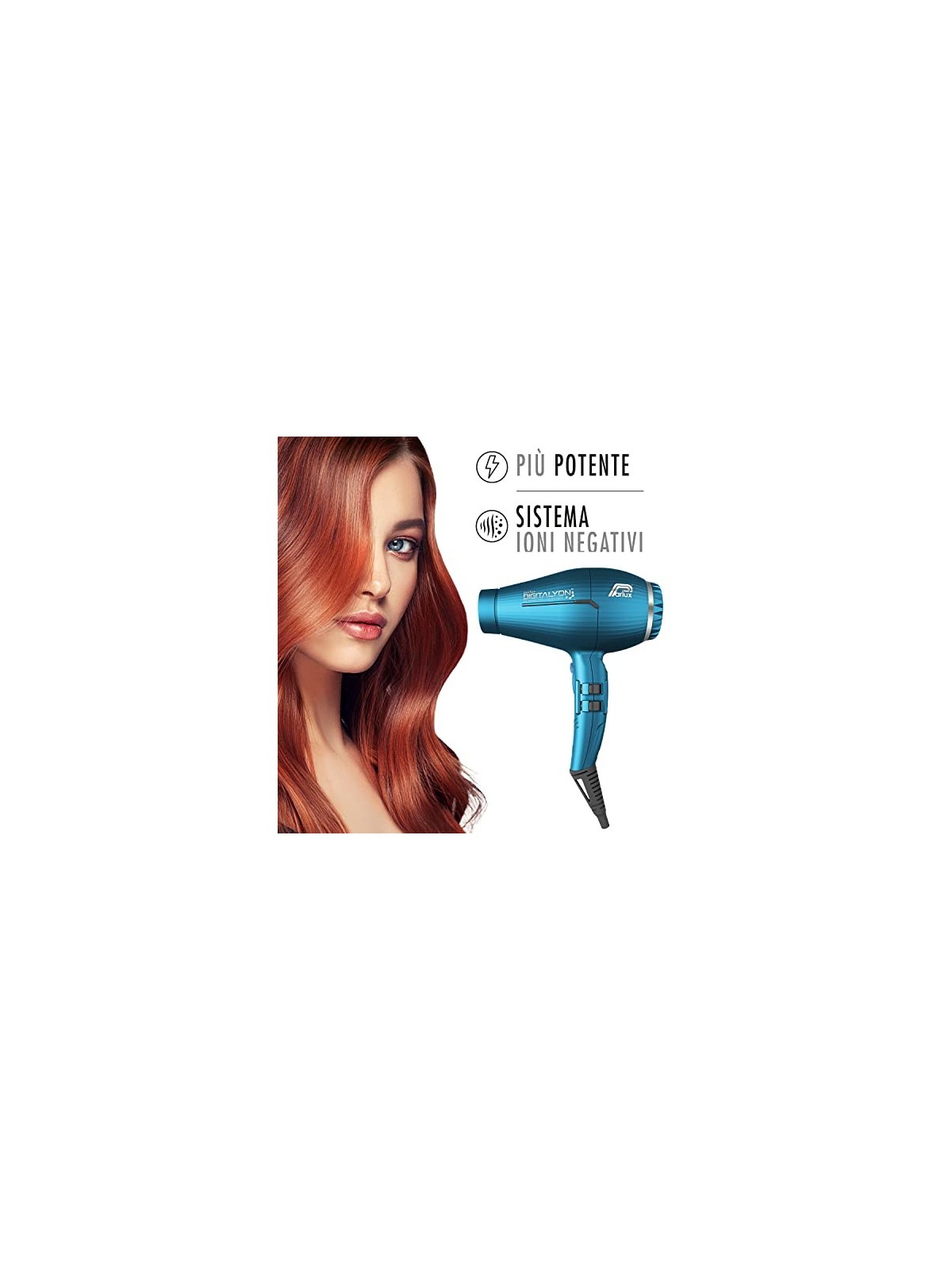 Parlux DIGITALYON Asciugacapelli blu 1 unitï¿½ï¿½