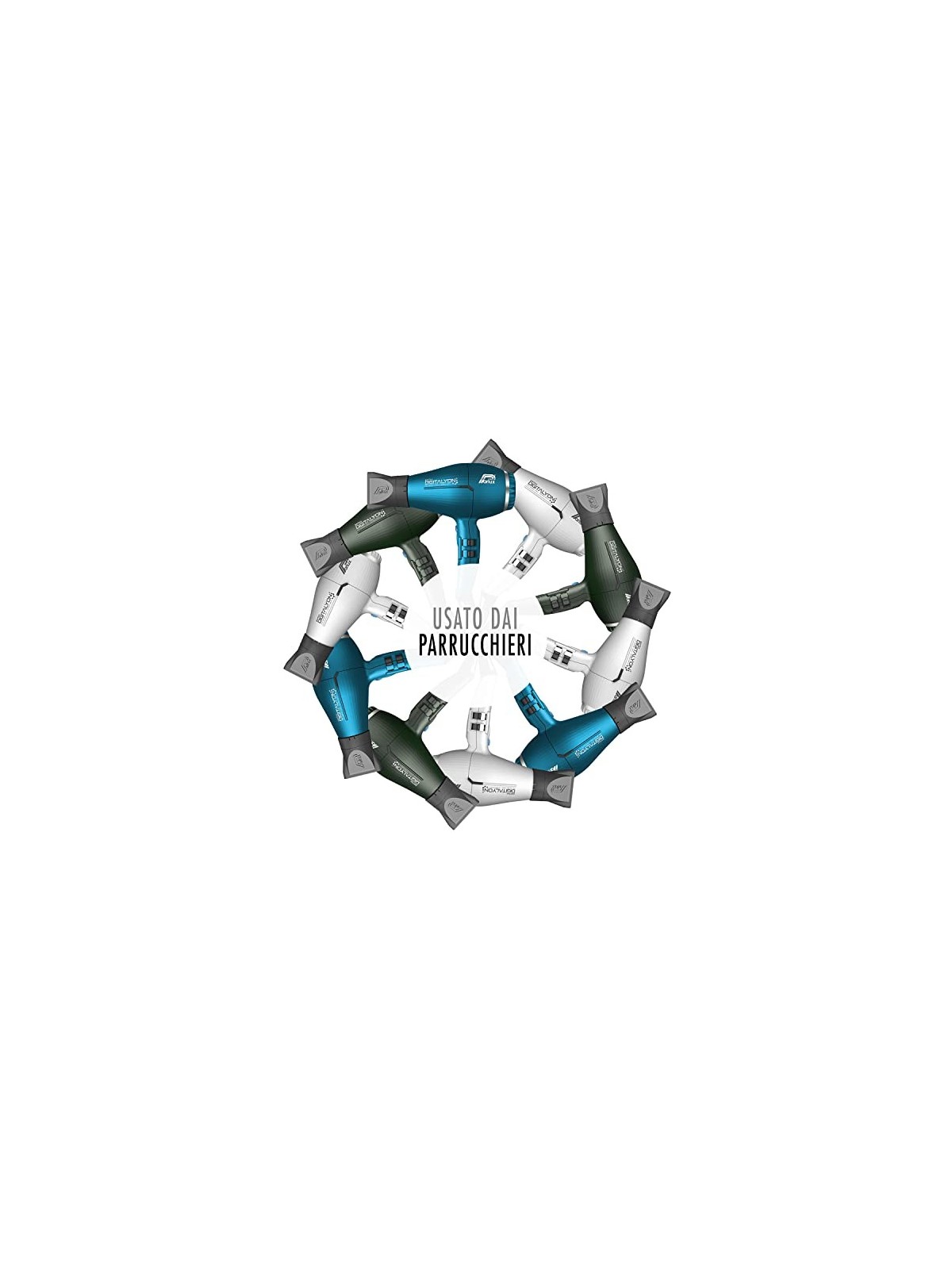 Parlux DIGITALYON Asciugacapelli blu 1 unitï¿½ï¿½