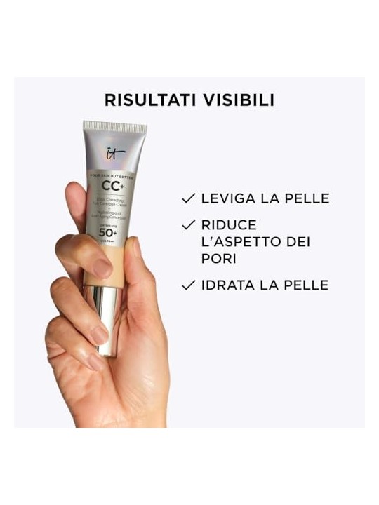 Fondotinta IT Cosmetics CC Color Corr. Full Coverage Cream SPF50 32ml Medium