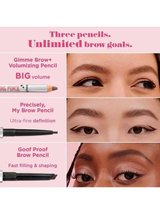 Benefit Gimme Brow Matita Volumizzante 119 g donna 5 Warm BlackBrown