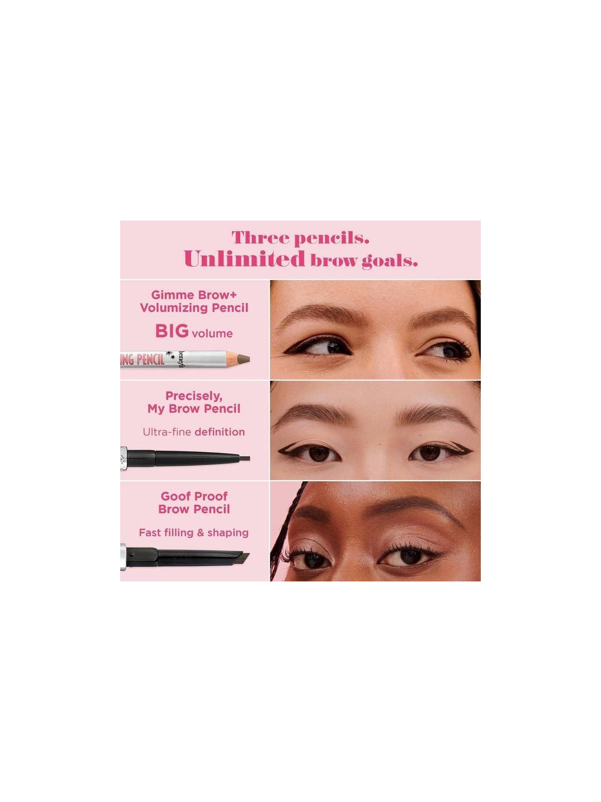 Benefit Gimme Brow Matita Volumizzante 119 g donna 5 Warm BlackBrown
