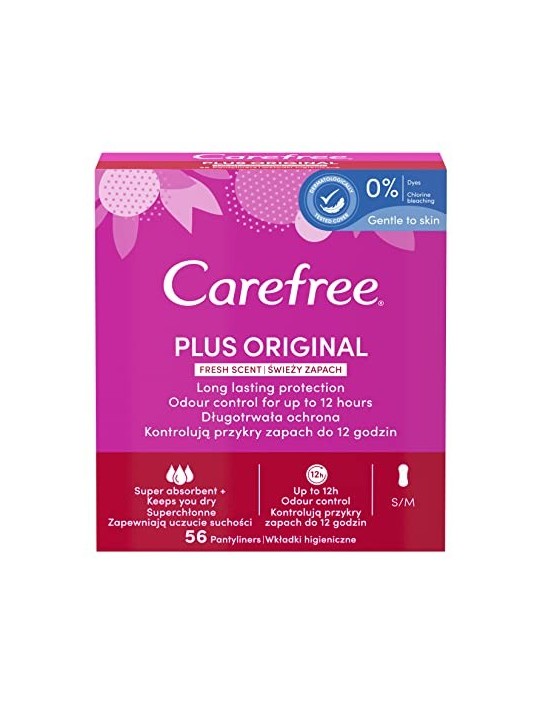 Carefree Plus Normal Fresh Scent Intimi con un profumo fresco donna 56 unit