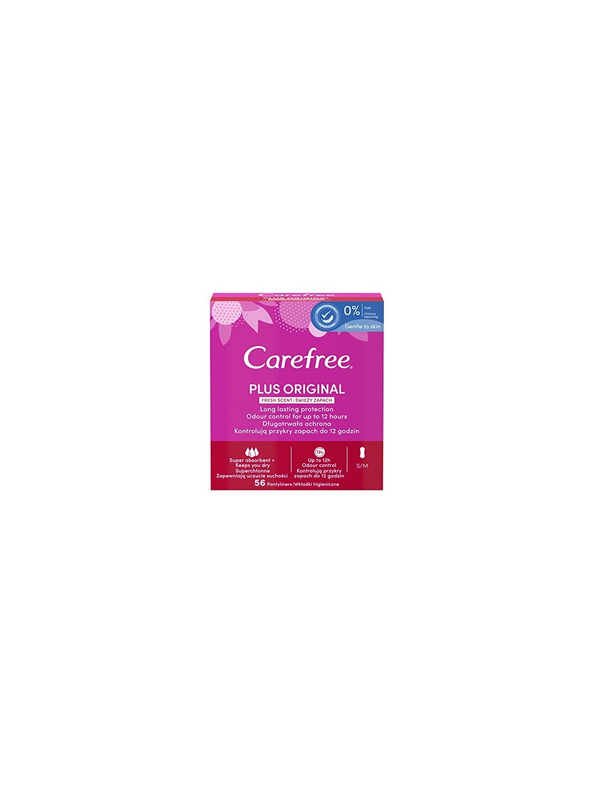 Carefree Plus Normal Fresh Scent Intimi con un profumo fresco donna 56 unit