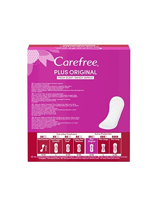 Carefree Plus Normal Fresh Scent Intimi con un profumo fresco donna 56 unit