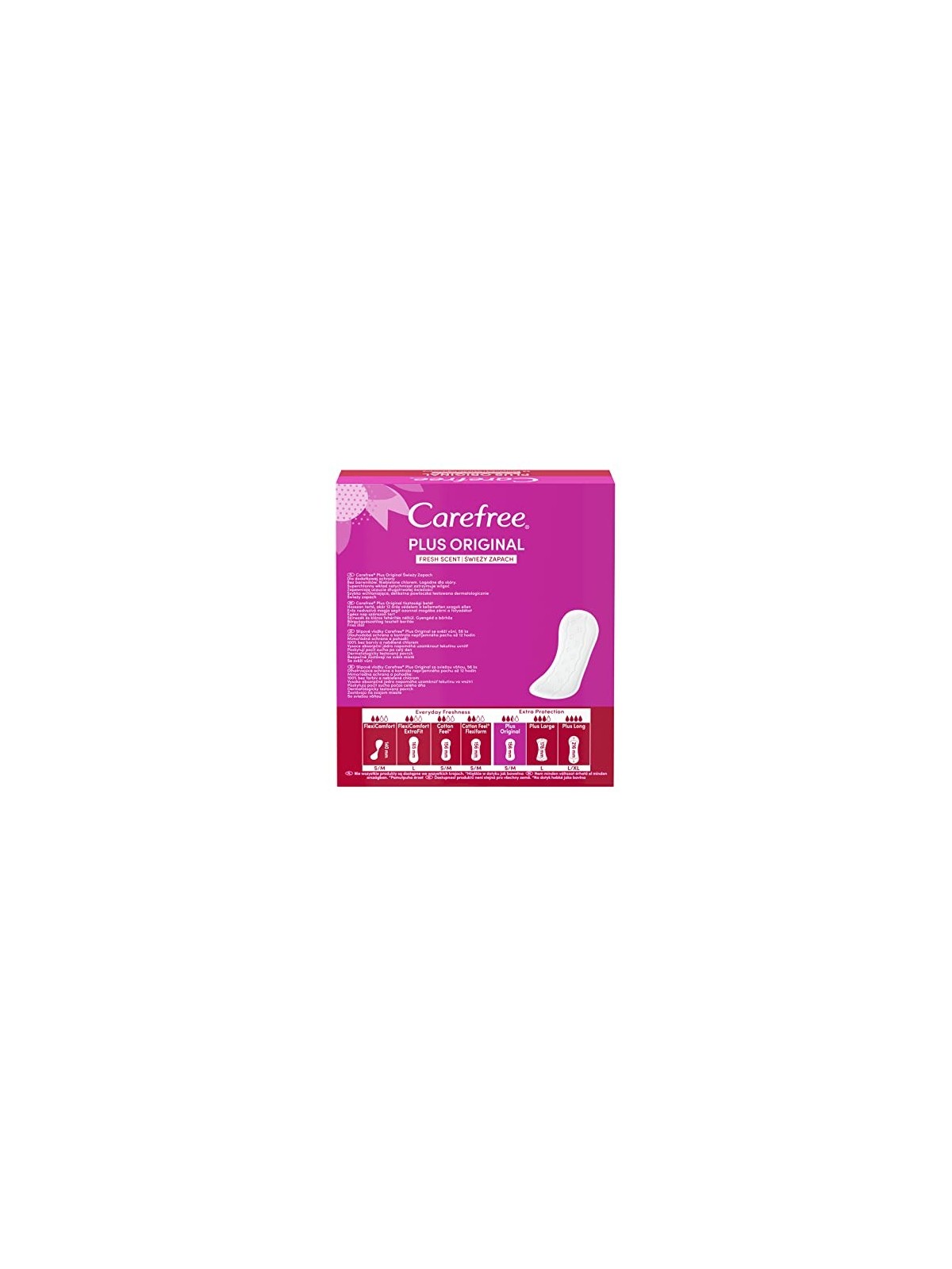 Carefree Plus Normal Fresh Scent Intimi con un profumo fresco donna 56 unit