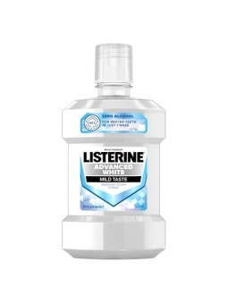 Listerine Advanced White Gusto Delicato Collutorio con Effetto Sbiancante Donna 1000ml