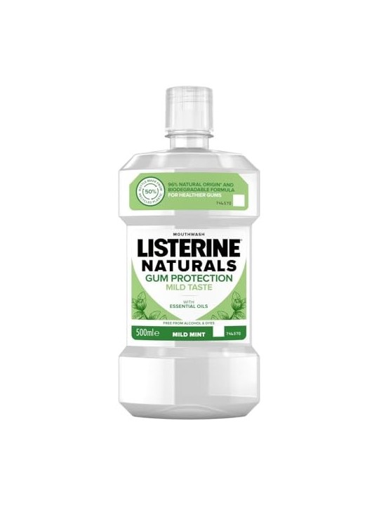 Listerine Naturals Gum Protection Mouthwash 500ml