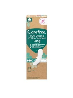 Salvaslip lunghi in cotone biologico donna 24 unit