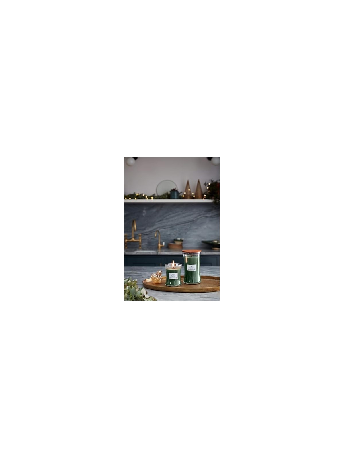 WoodWick Candela Profumata unisex in Vaso Foglie di Menta e Quercia 2750g
