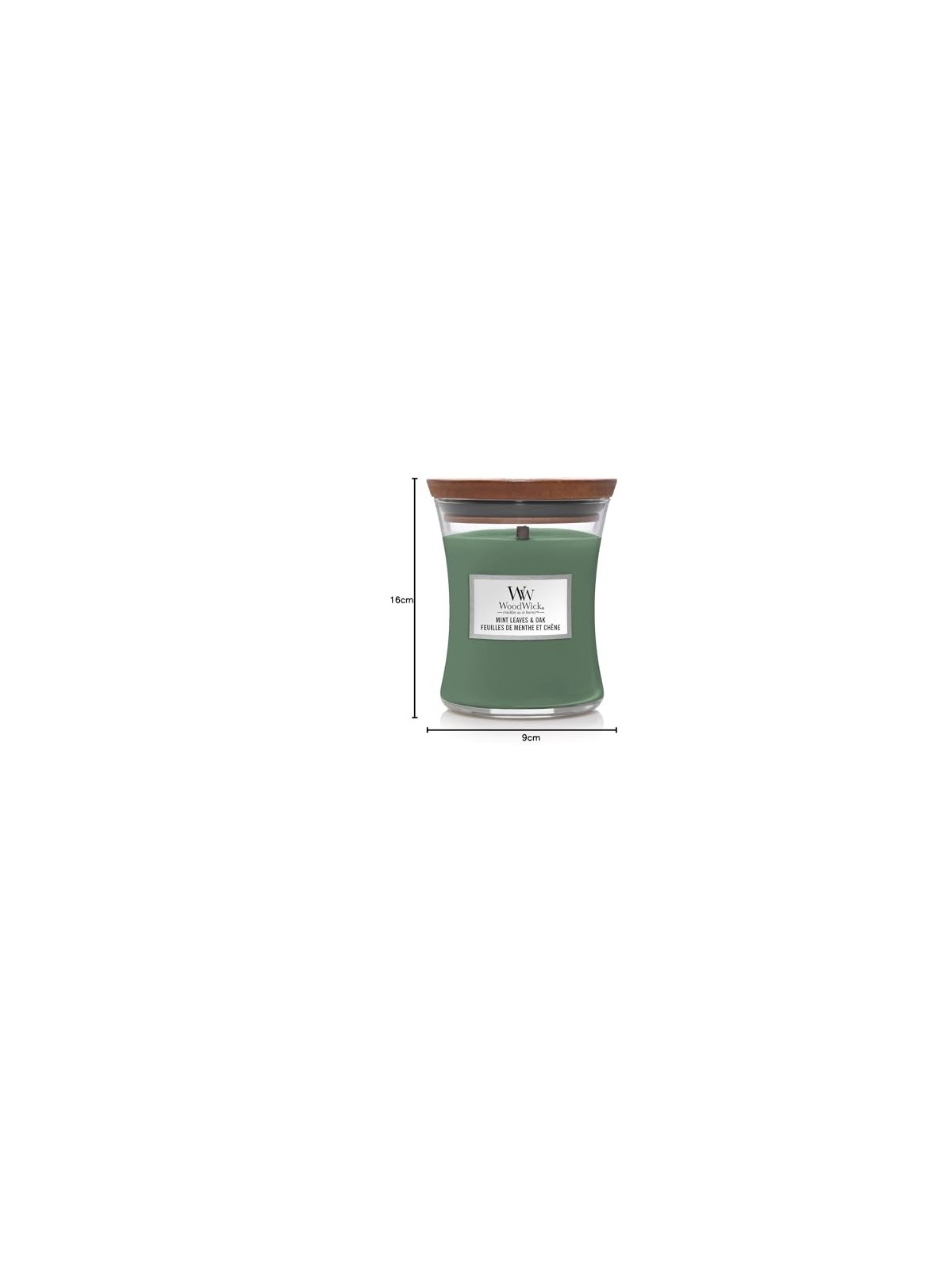 WoodWick Candela Profumata unisex in Vaso Foglie di Menta e Quercia 2750g
