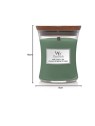 WoodWick Candela Profumata unisex in Vaso Foglie di Menta e Quercia 2750g
